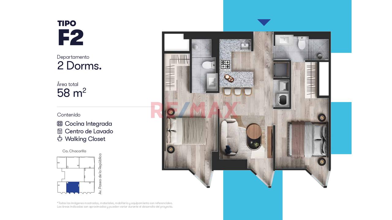 Departamentos De 2 Dormitorios En Blue San Isidro | Desde S/512,566 | Entrega Inmediata - 17