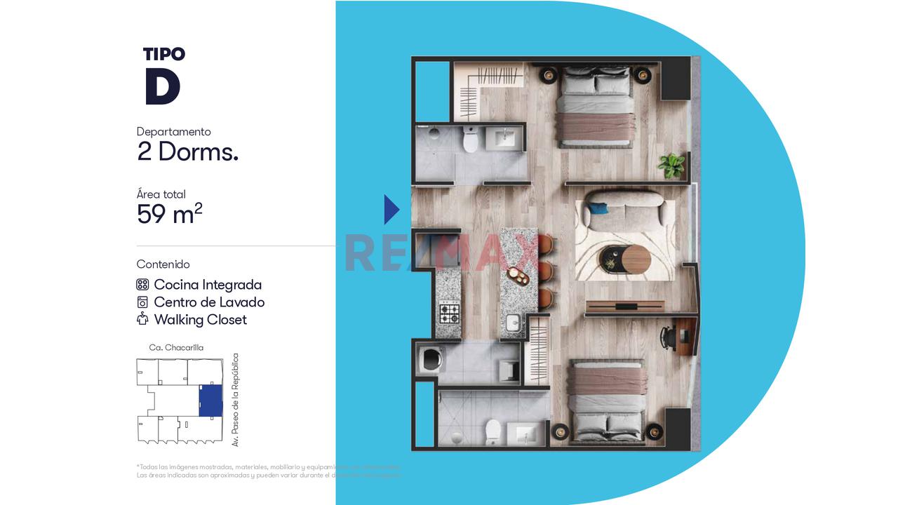 Departamentos De 2 Dormitorios En Blue San Isidro | Desde S/512,566 | Entrega Inmediata - 16