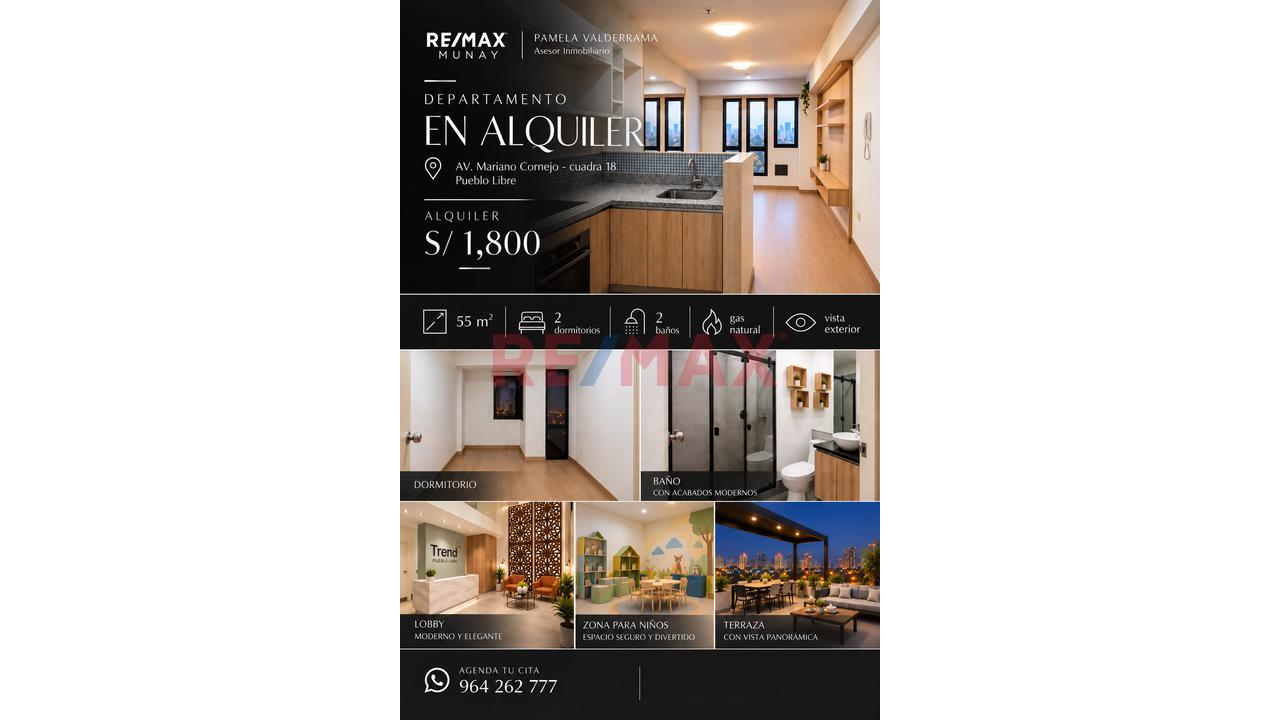 Departamento En Alquiler – Pueblo Libre - 13