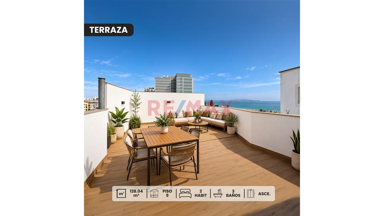Vive Frente Al Mar En San Miguel | Exclusivo Y Amplio Dúplex Con Amplia Terraza Y Vista Lateral Al Mar - 19