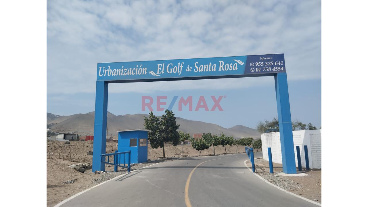 Invierte En Tu Terreno De 136 Mt !! Urb. El Golf Santa Rosa Etapa I , Ancon
