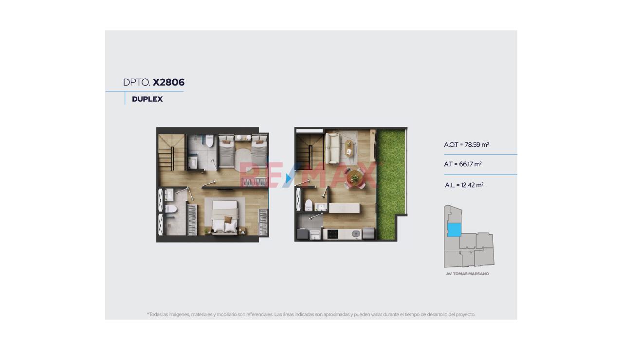 Duplex 2 Dormitorios - Venta De Estreno (Proyecto) Frente A Mall Plaza Angamos — foto 2