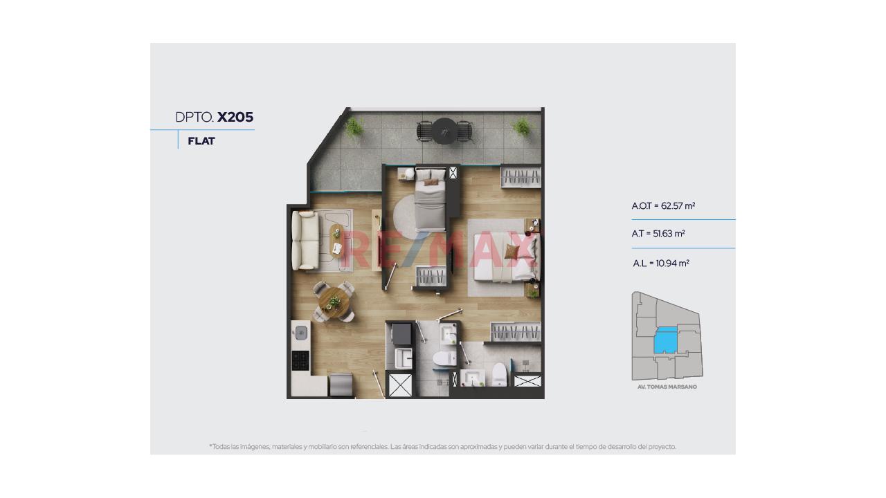 Depa 2 Dormitorios - Venta De Estreno (Proyecto) Frente A Mall Plaza Angamos — foto 3