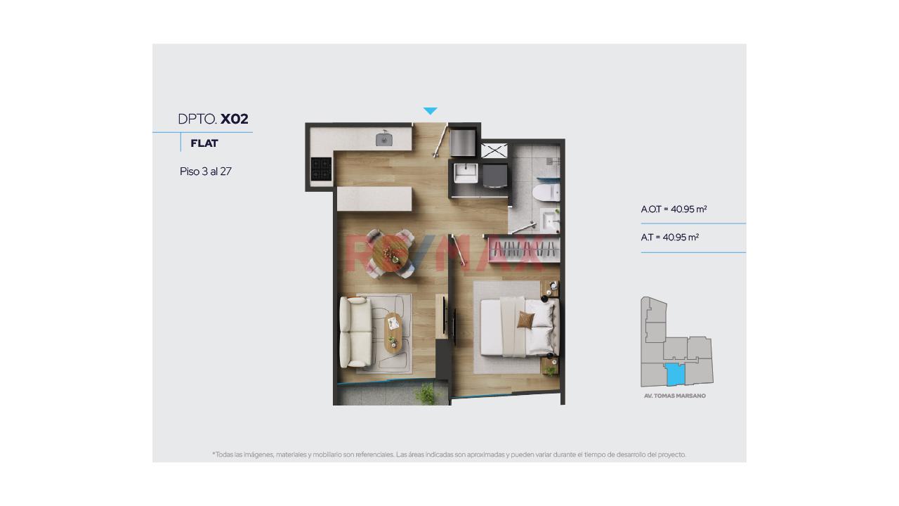 Depa 1 Dormitorio - Venta De Estreno (Proyecto) Frente A Mall Plaza Angamos — foto 2
