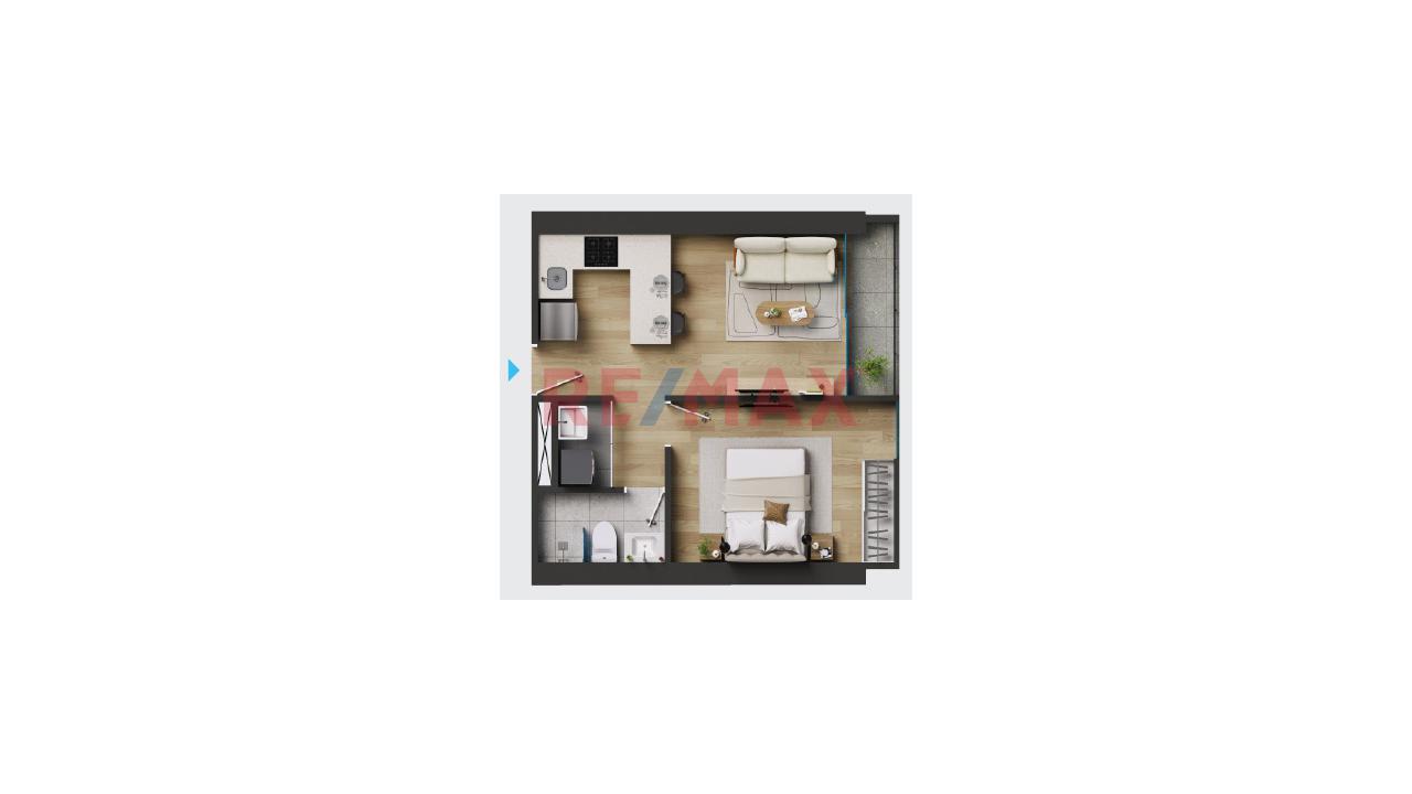 Depa 1 Dormitorio - Venta De Estreno (Proyecto) Frente A Mall Plaza Angamos — foto 3