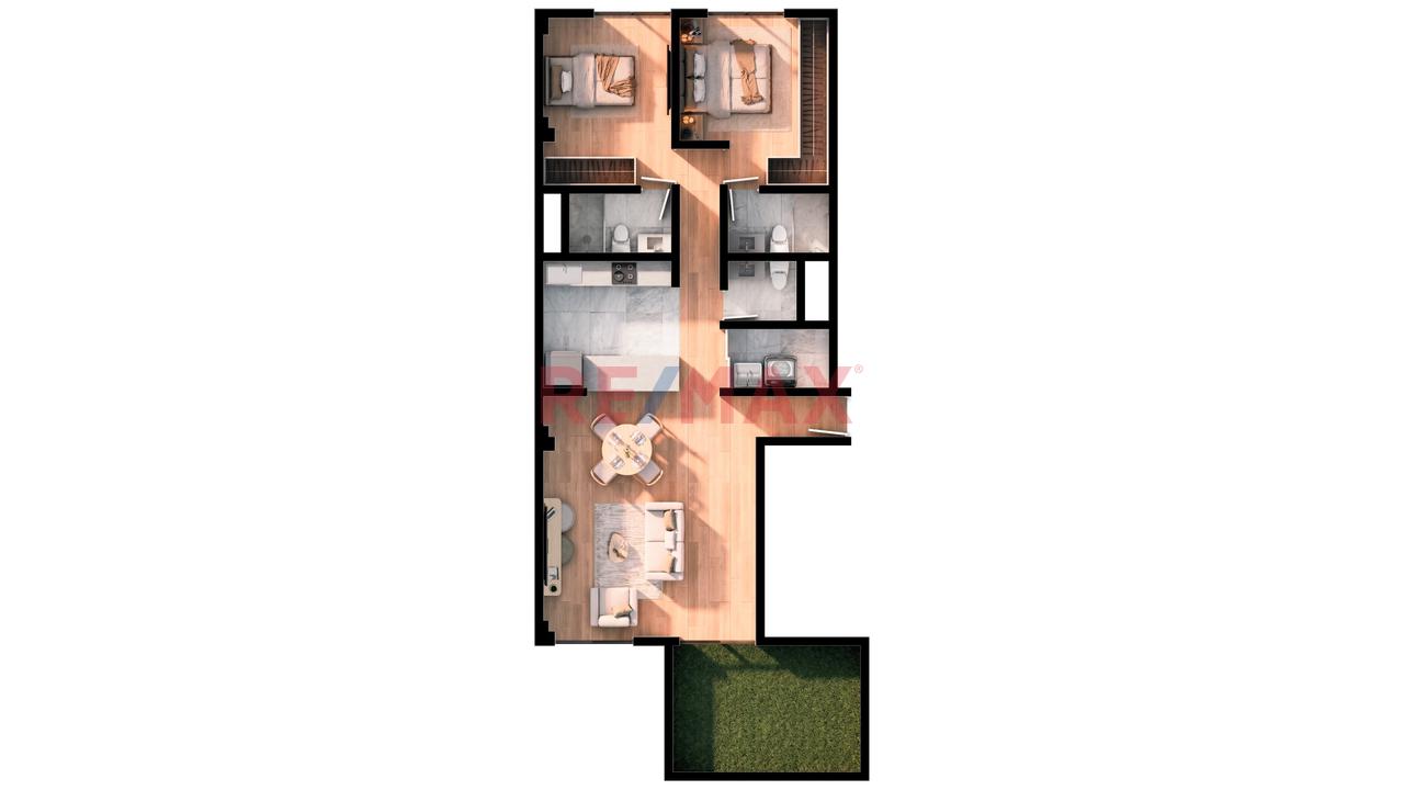 Departamento En Primer Piso Con Patio — foto 4