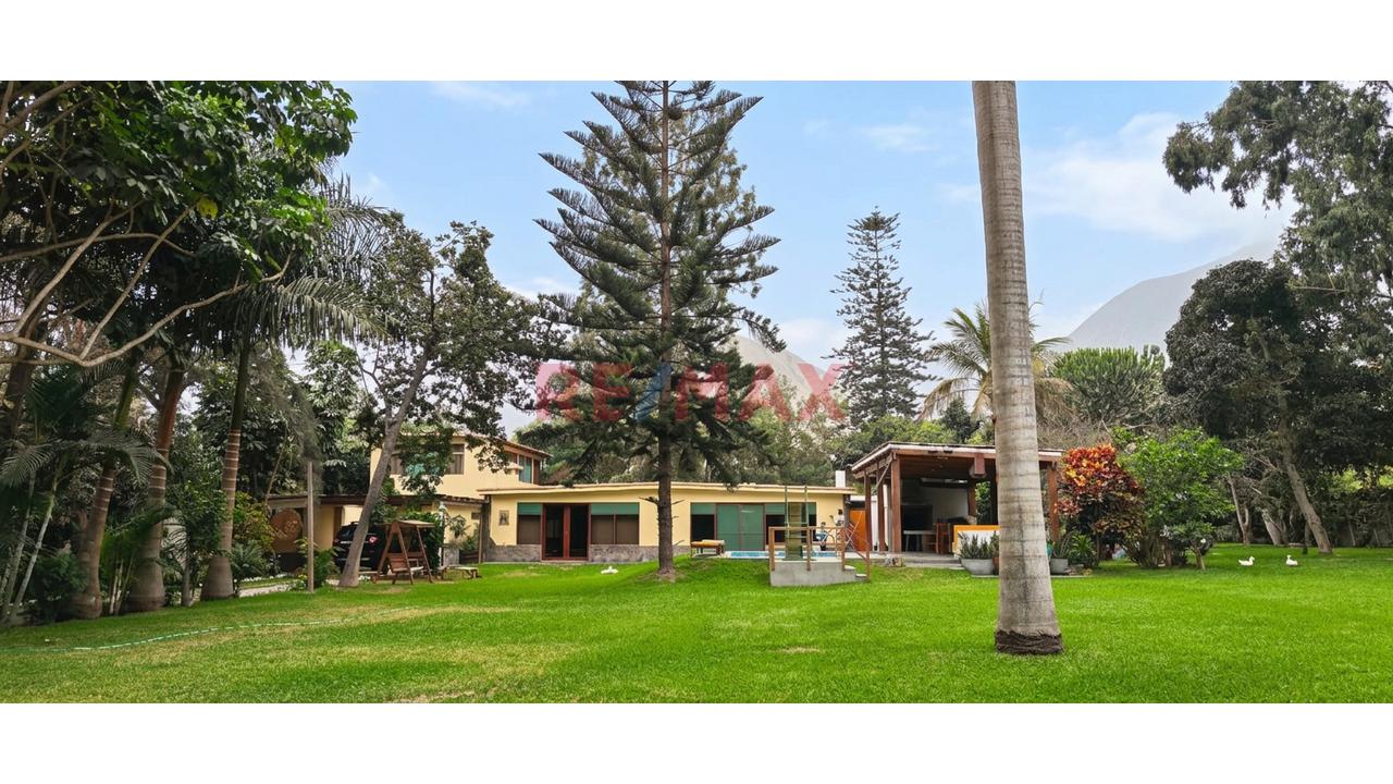 Exclusiva Casa De Campo En Cieneguilla | 2,805 M² | Piscina Y Áreas Verdes | A 1 Cuadra Del Óvalo — foto 3