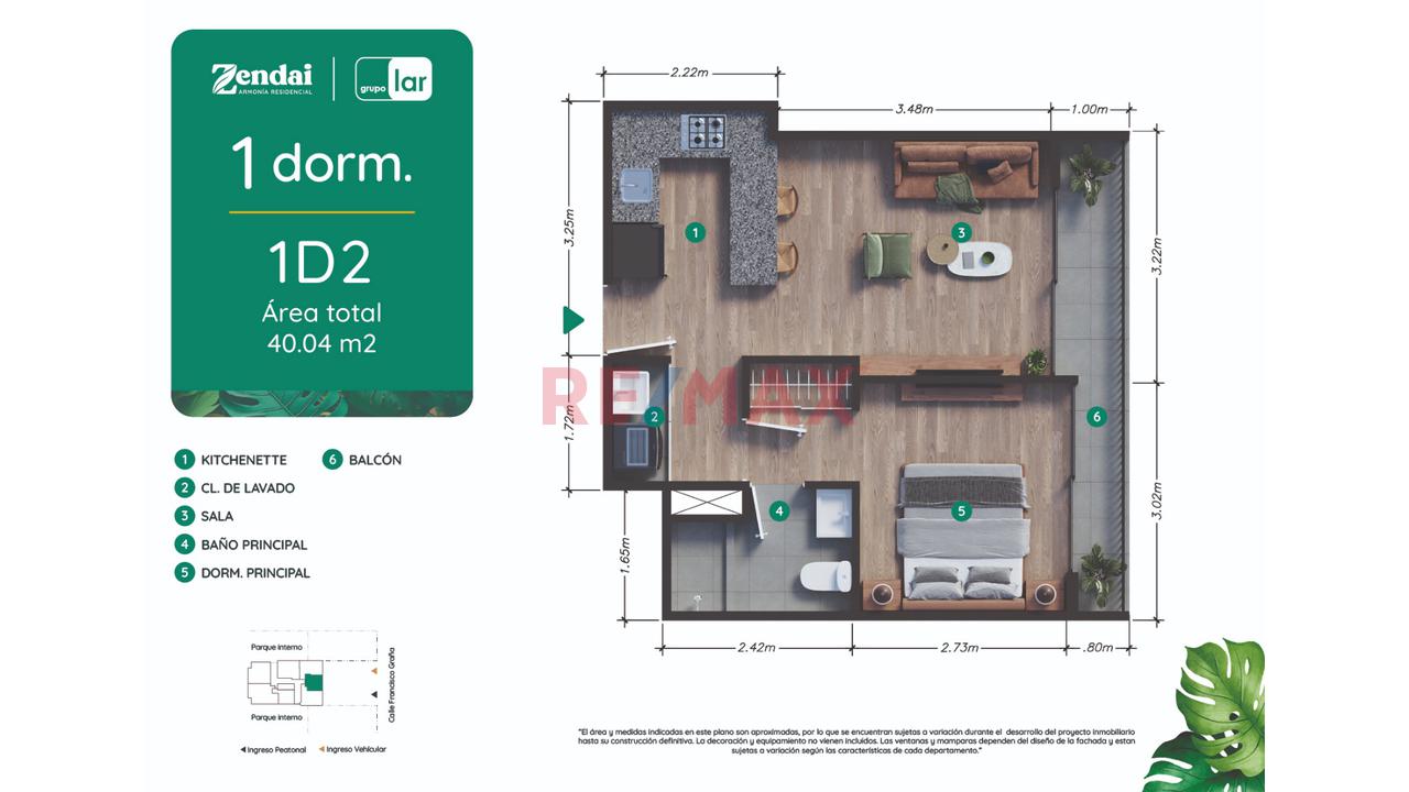 Vendo Departamento De 1 Dormitorio En Santa Catlina