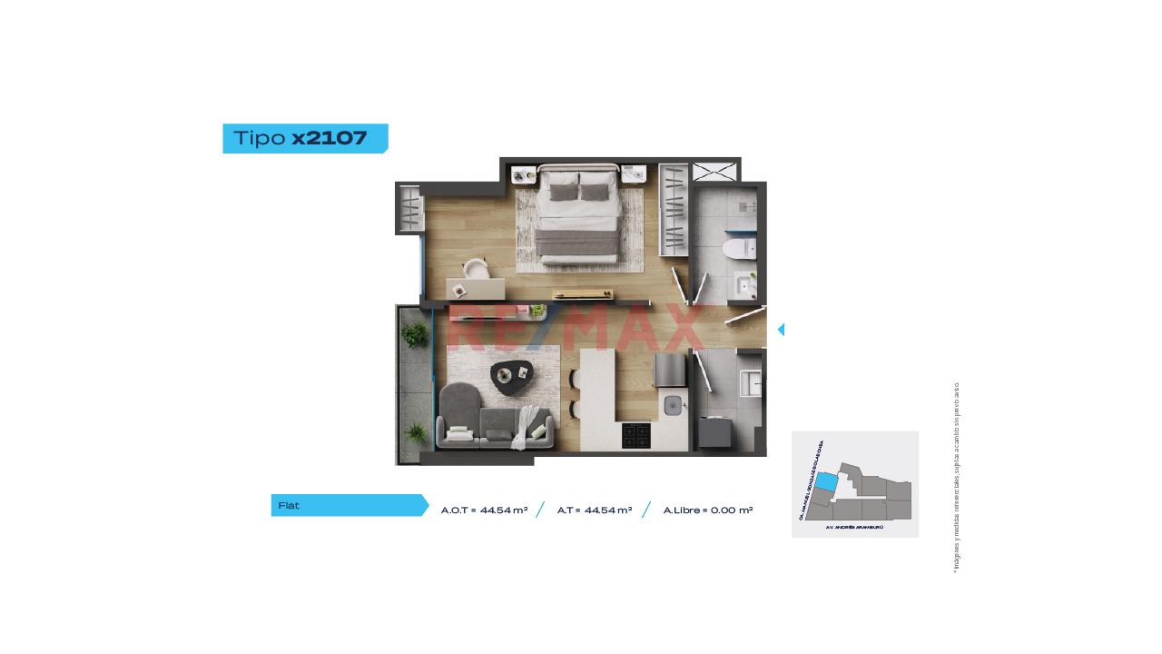 Depa 1 Dormitorio - Venta De Estreno (Proyecto) A Pasos De Centro Financiero San Isidro — foto 2