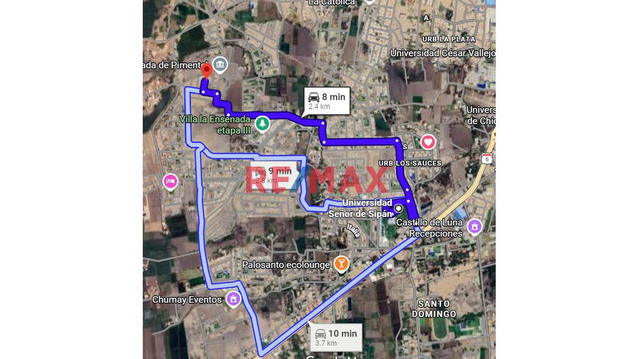Venta Terreno En La Urb En La Ensenada Pimentel - 6