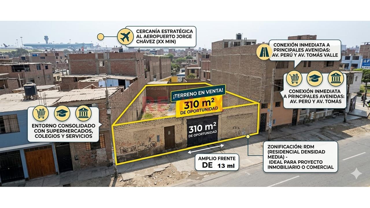 Terreno En Venta San Martin De Porres - 2