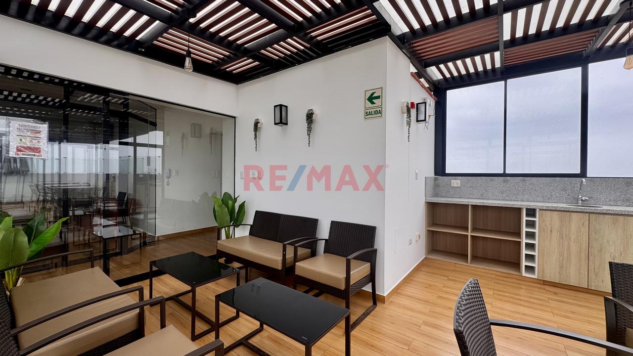 Se Alquila Lindo Flat Vista Externa De 2 Habs Con Balcon En San Miguel - 20