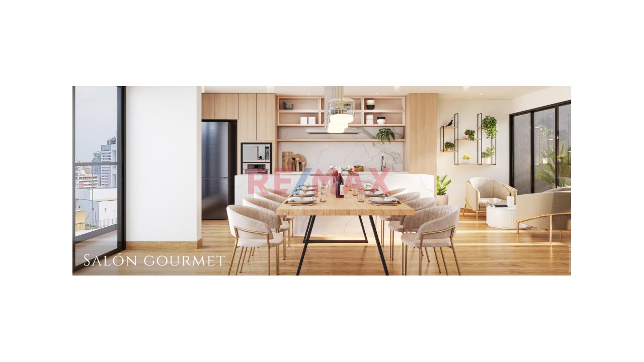Departamento En Venta En Miraflores De Estreno De 71.12 M2 De 1 Dormitorio + Estudio — foto 4
