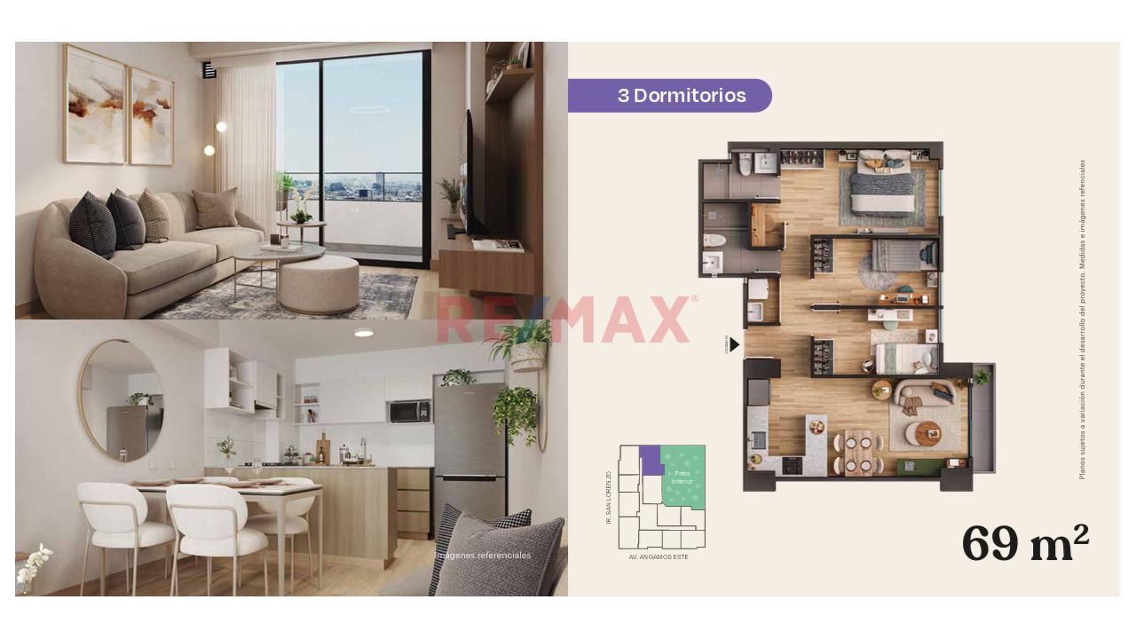 Se Vende Departamento En Av. Angamos Este De Estreno De 3 Dormitorios Y Duplex
