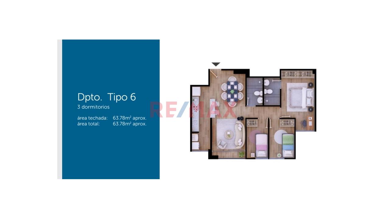 Venta Depa 3 Dorm Chorrillos — foto 9