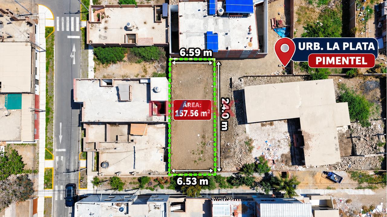 Terreno En Venta En Urb. La Plata – Pimentel! - 1