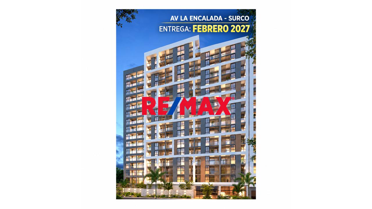 Venta De Departamento En Preventa - Av La Encalada Cuadra 13 - Entrega Febrero 2027 (1, 2 Y 3 Dormitorios)