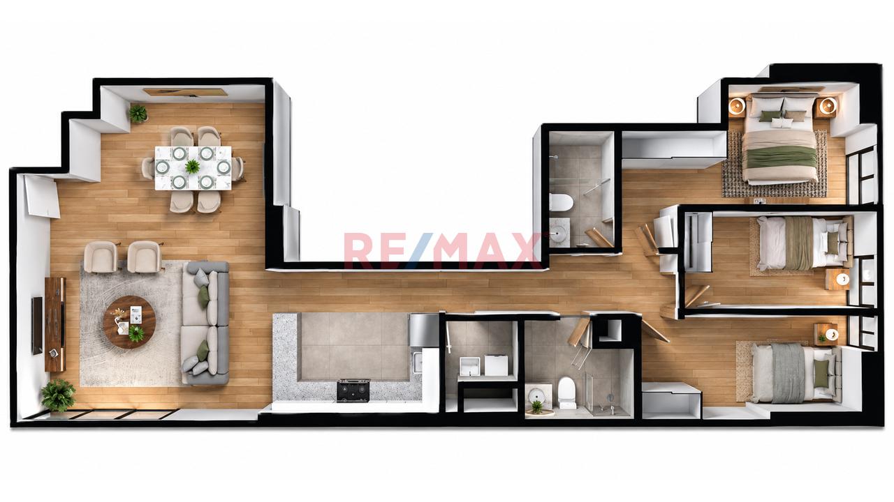 Departamento En Alquiler De 111.28 M², 3 Dormitorios Y Cochera En Residencial Ferré – San Miguel — foto 9