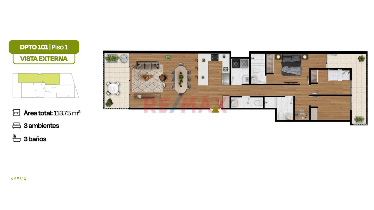 Departamento De Estreno En Surco, No Paga Alcabala — foto 2
