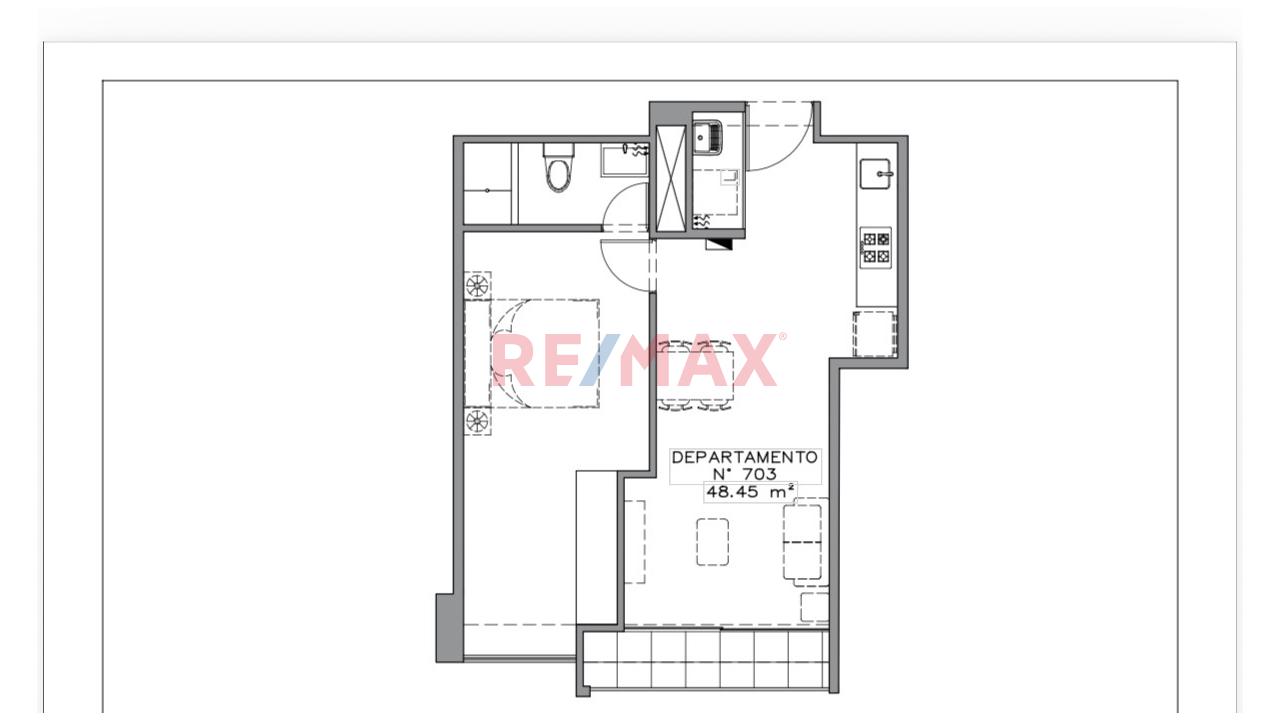 Venta Dpto Estreno 1 Dorm + Balcón | Magdalena Límite San Isidro | 48 M² — foto 9