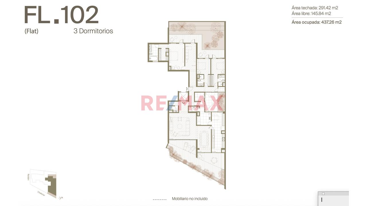 Departamento De Lujo En San Isidro Cerca Al Golf | 2 Terrazas Y Jardín Privado — foto 2