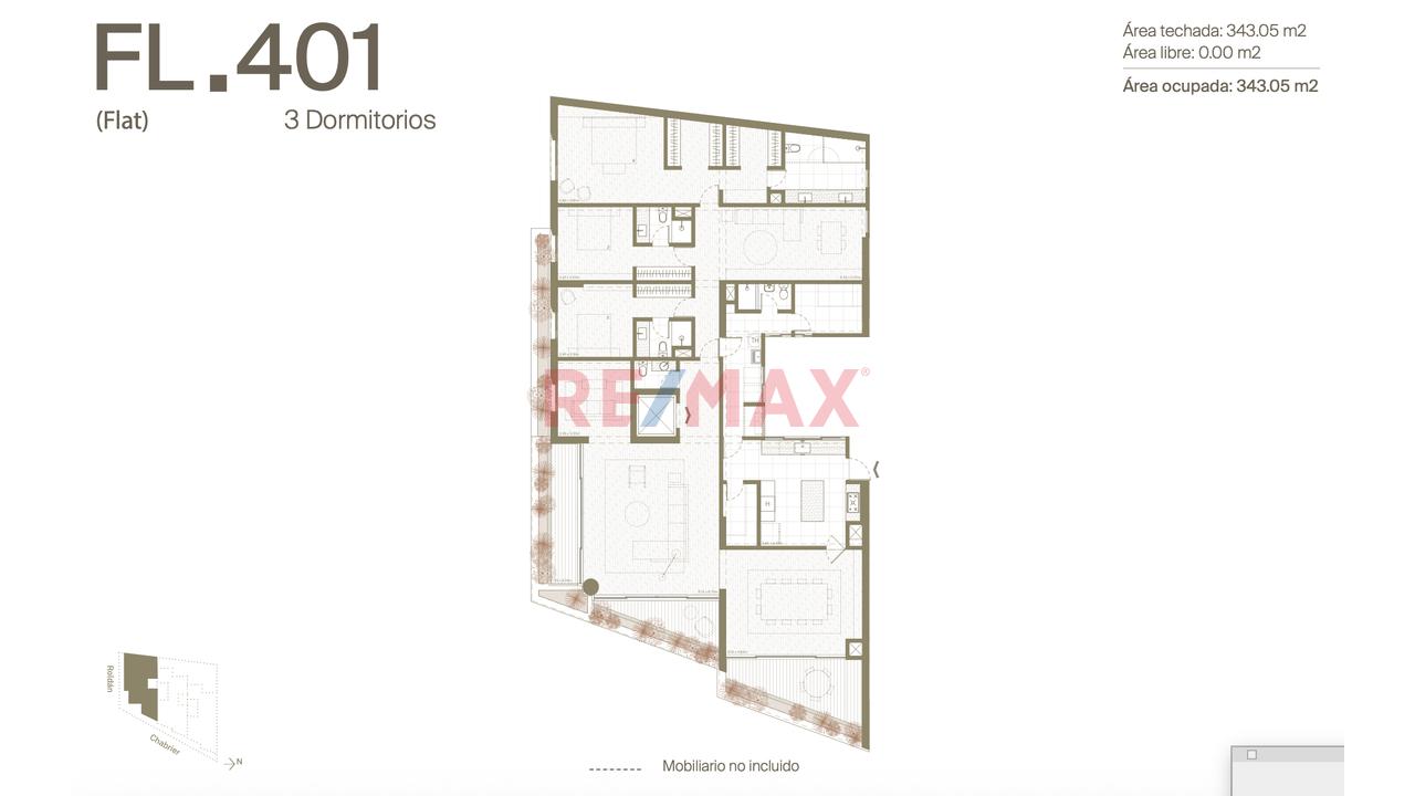 Departamento De Lujo En Esquina En San Isidro | 343 M² Y 3 Estacionamientos — foto 2