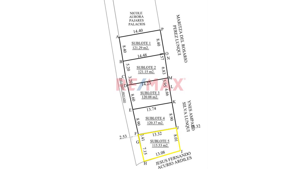 Se Vende Terreno De 115 M² En Jr. Lizardo Arana Centurión 202 Int. E, Los Baños Del Inca, Cajamarca - 4