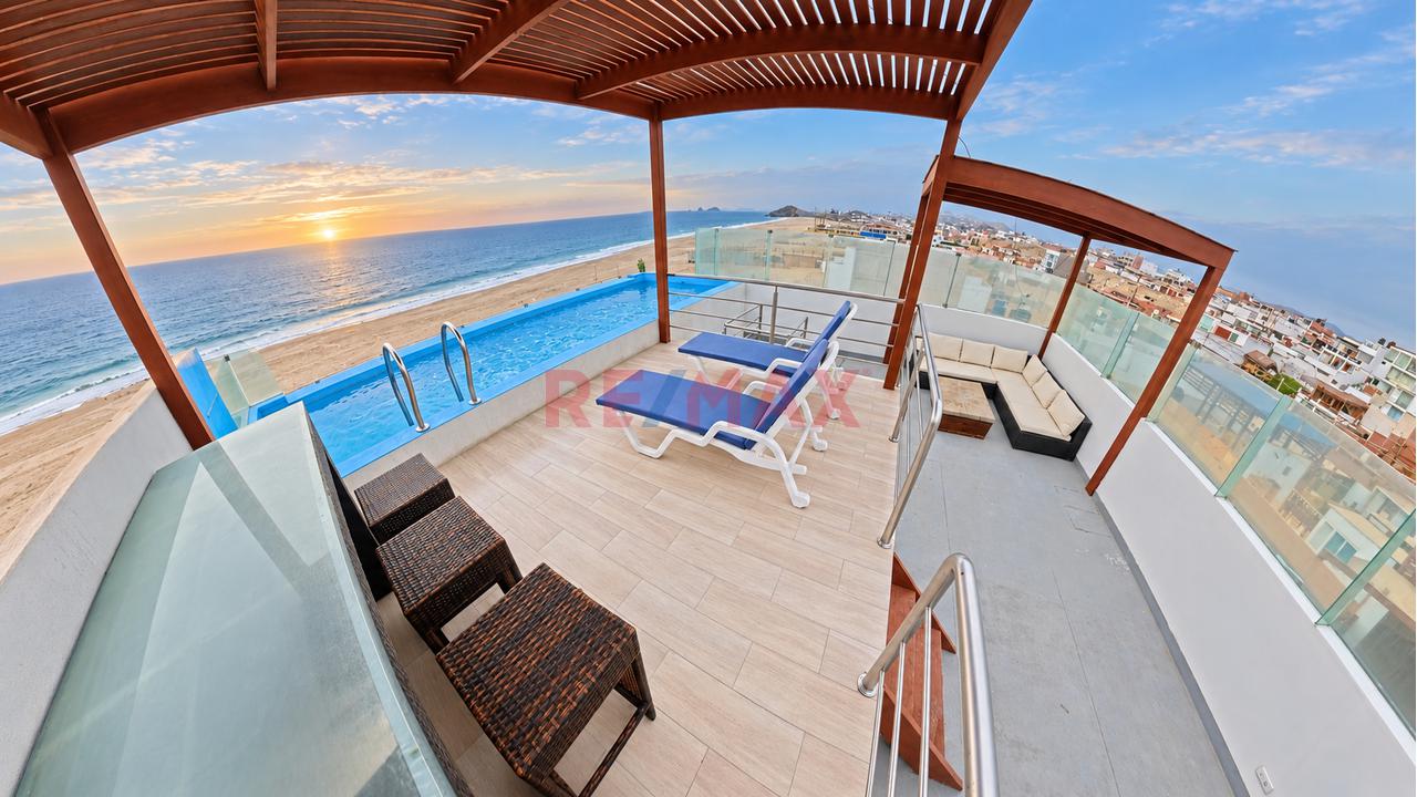 Casa De Playa En Punta Negra 842M2 Con Dos Piscinas, Doble Frente Y Vista Al Mar — foto 2