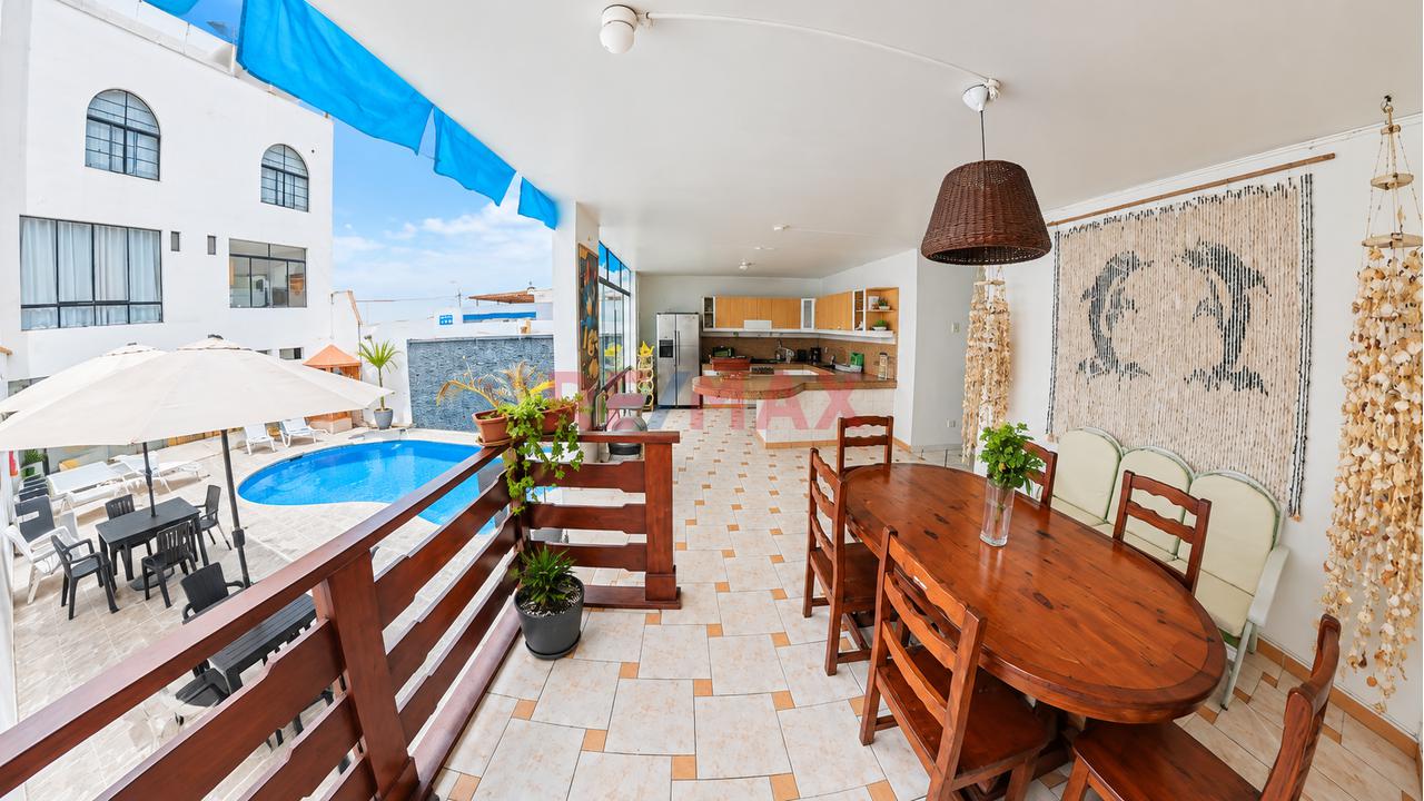 Casa De Playa En Punta Negra 842M2 Con Dos Piscinas, Doble Frente Y Vista Al Mar — foto 12