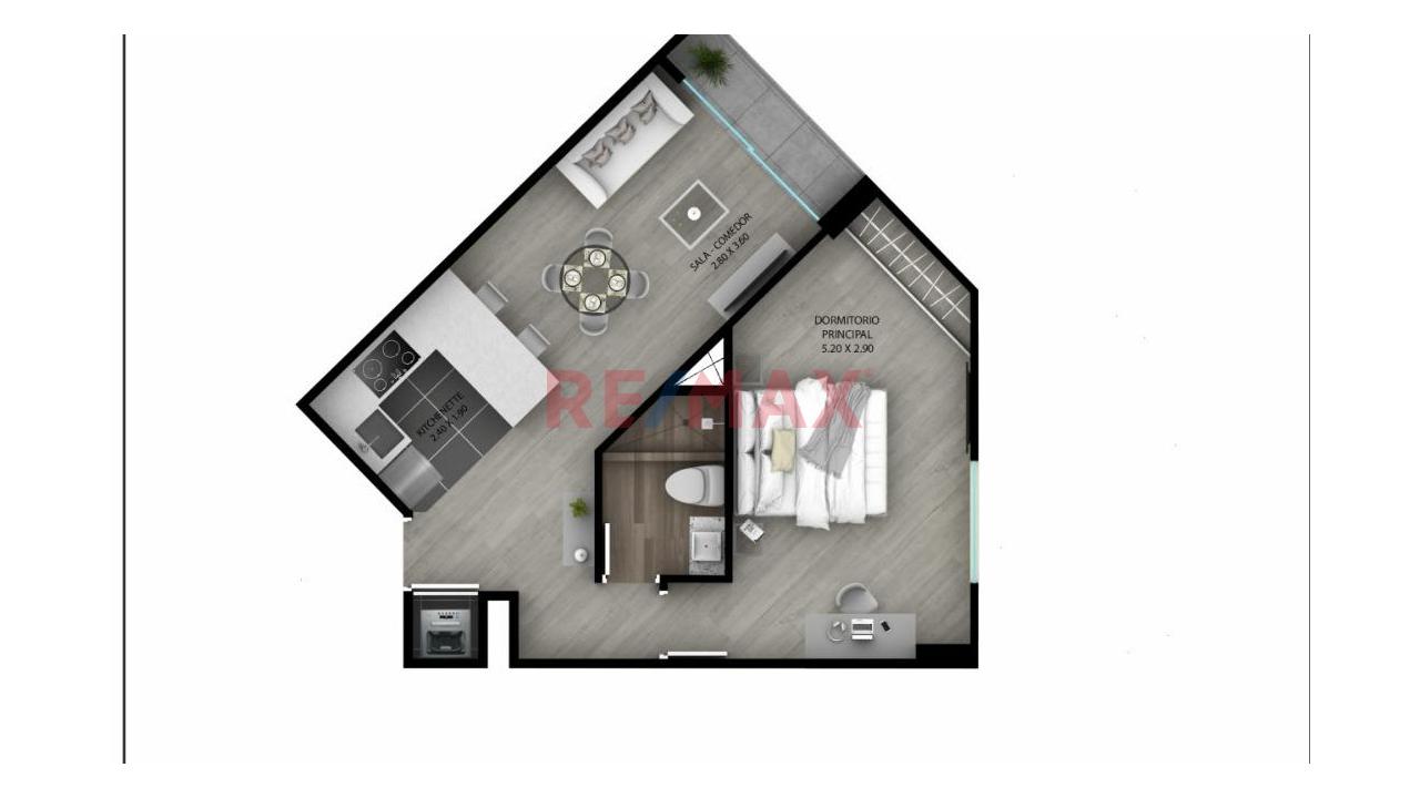 Se Alquila Hermoso Departamento 48M2-Amoblado-San Isidro — foto 12