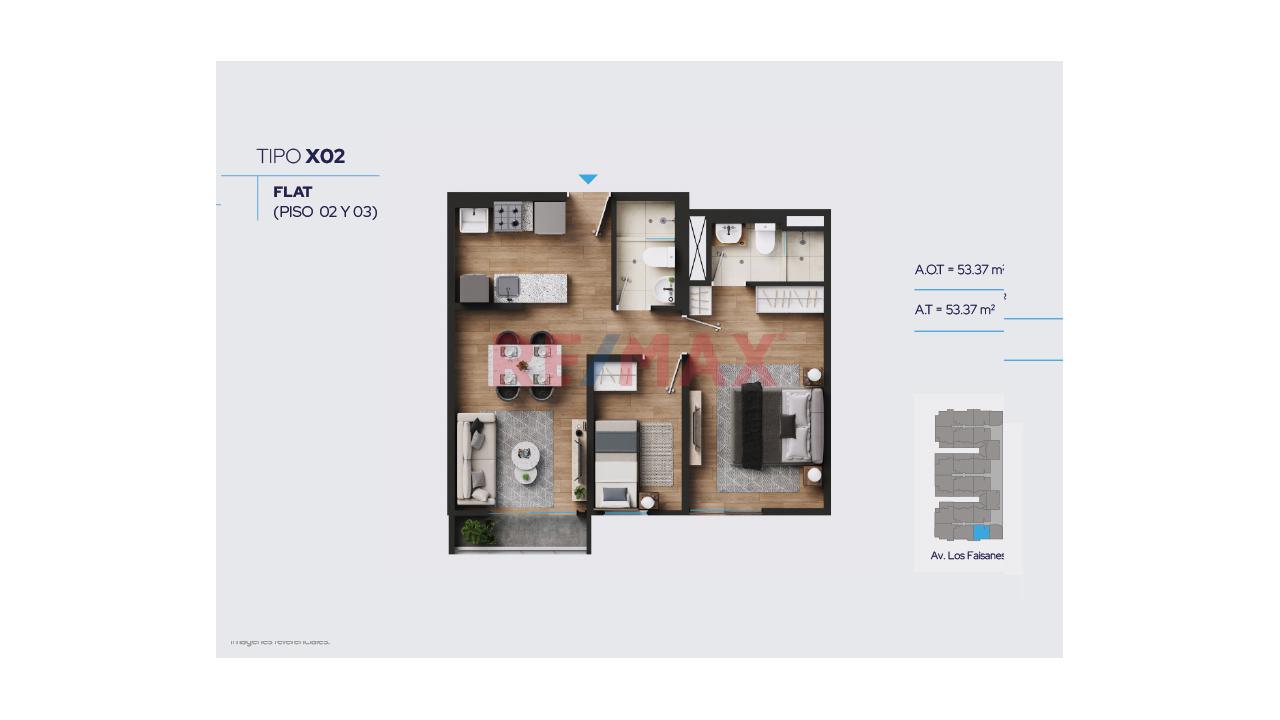 Dpto Venta | 2 Hab | Chorrillos — foto 2