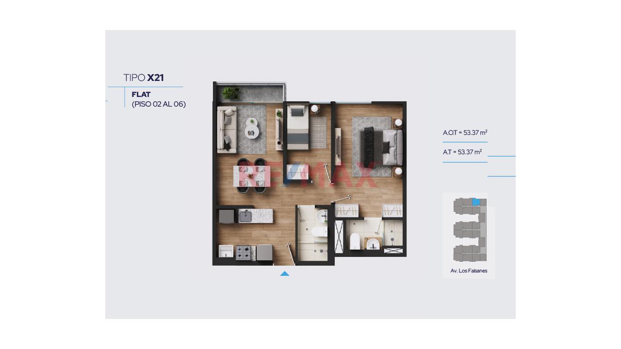 Dpto Venta | 2Hab | Chorrillos — foto 3