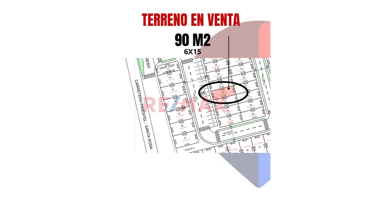 Terreno En Venta – Santa Rosa - Chiclayo | 90 M² - 4