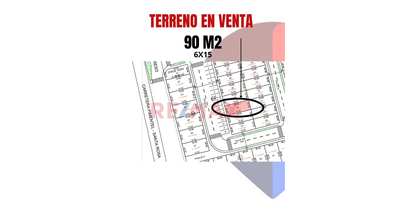 Terreno En Venta – Santa Rosa - Chiclayo | 90 M² - 4