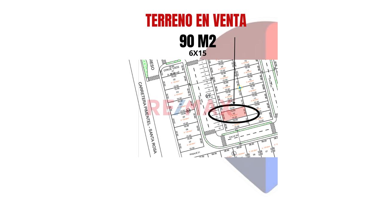 Terreno En Venta – Santa Rosa - Chiclayo | 90 M² - 4