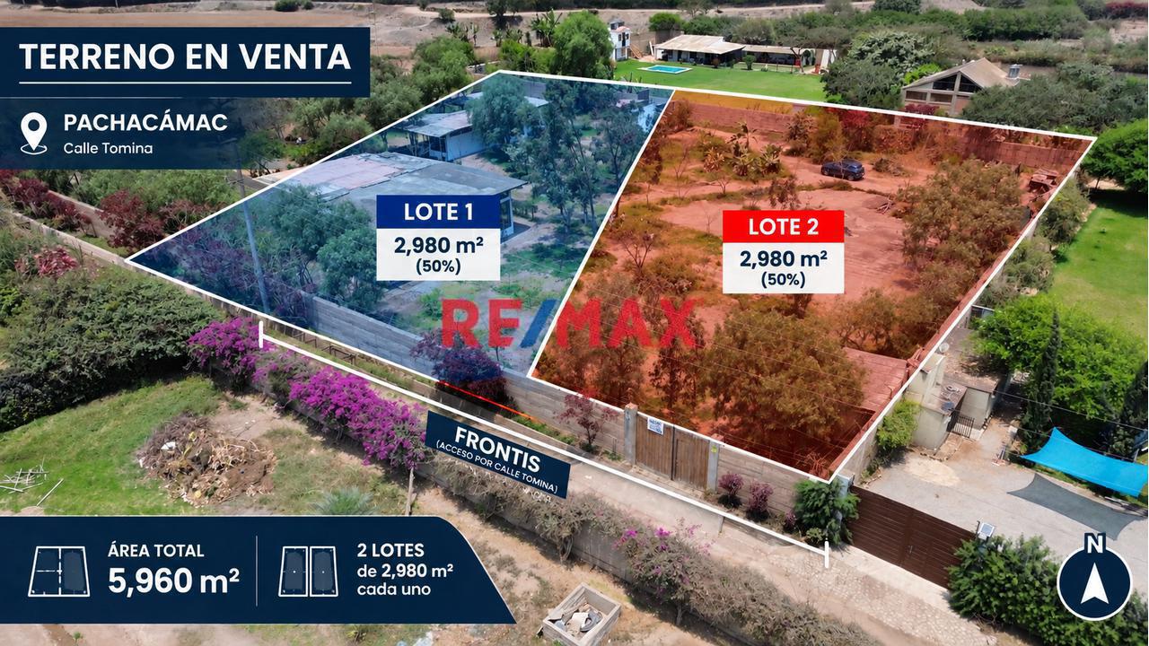 Terreno En Venta En Pachacámac – 2,981 M² - 1