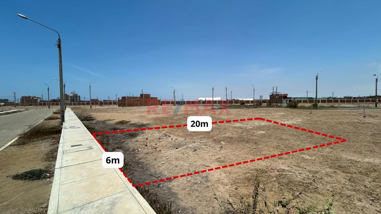 Terreno En Venta Urb. Los Ficus Ii Etapa Pimentel - 1