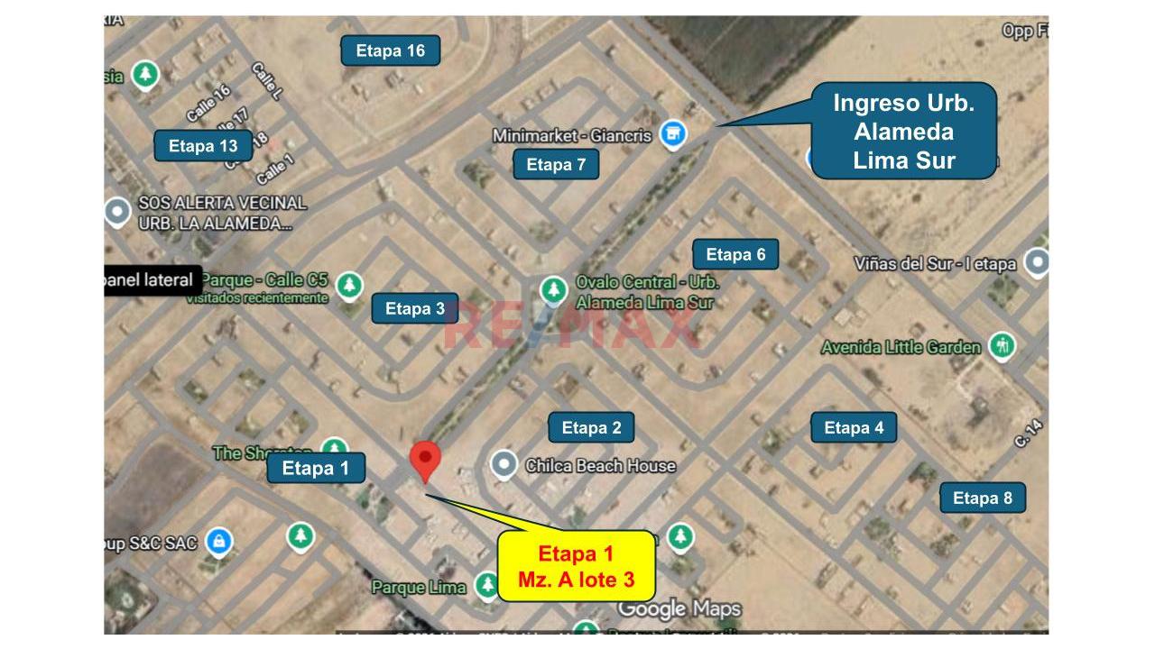 Terreno En Venta En La Alameda Lima Sur (Chilca) 90 Mts2 - Ideal Para Casa Playa-Campo - 3