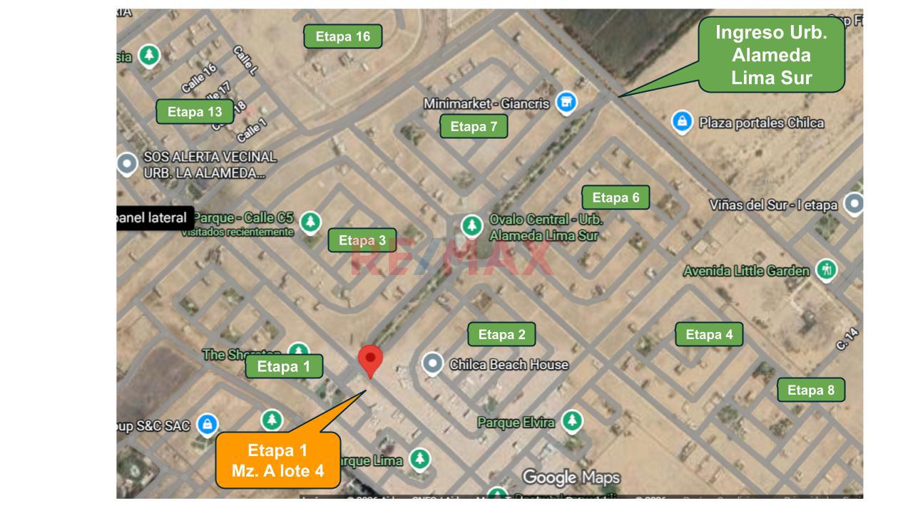 Terreno En Venta 90 Mts2 En Chilca, Urb. Alameda Lima Sur Etapa 1 - 6