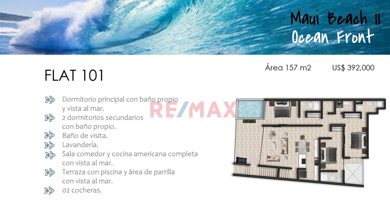 Flat 157 M² Con Vista Al Mar + Piscina Y Parrilla – Playa Caballeros — foto 4