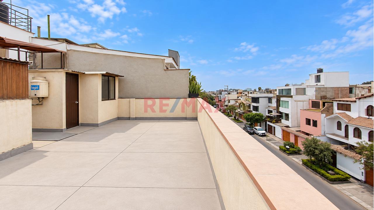 Oportunidad En La Molina Venta De Azotea Aires Con 119M2 En Santa Patricia - 4