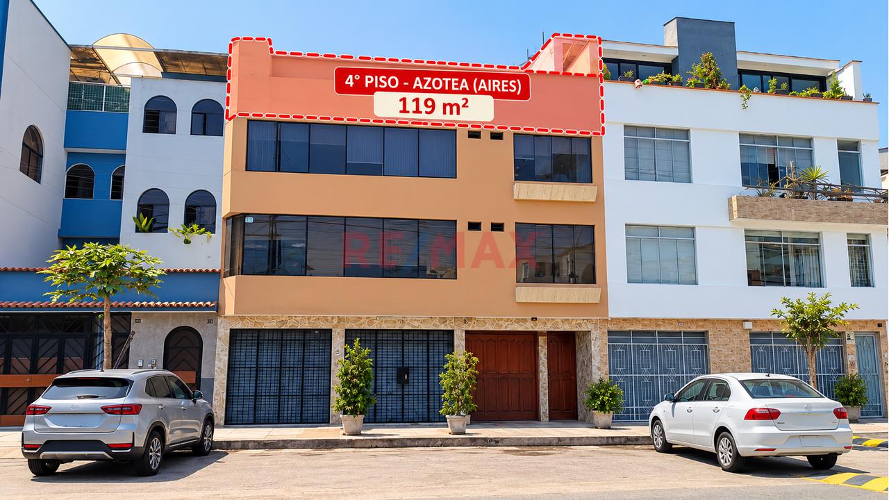 Oportunidad En La Molina Venta De Azotea Aires Con 119M2 En Santa Patricia - 1