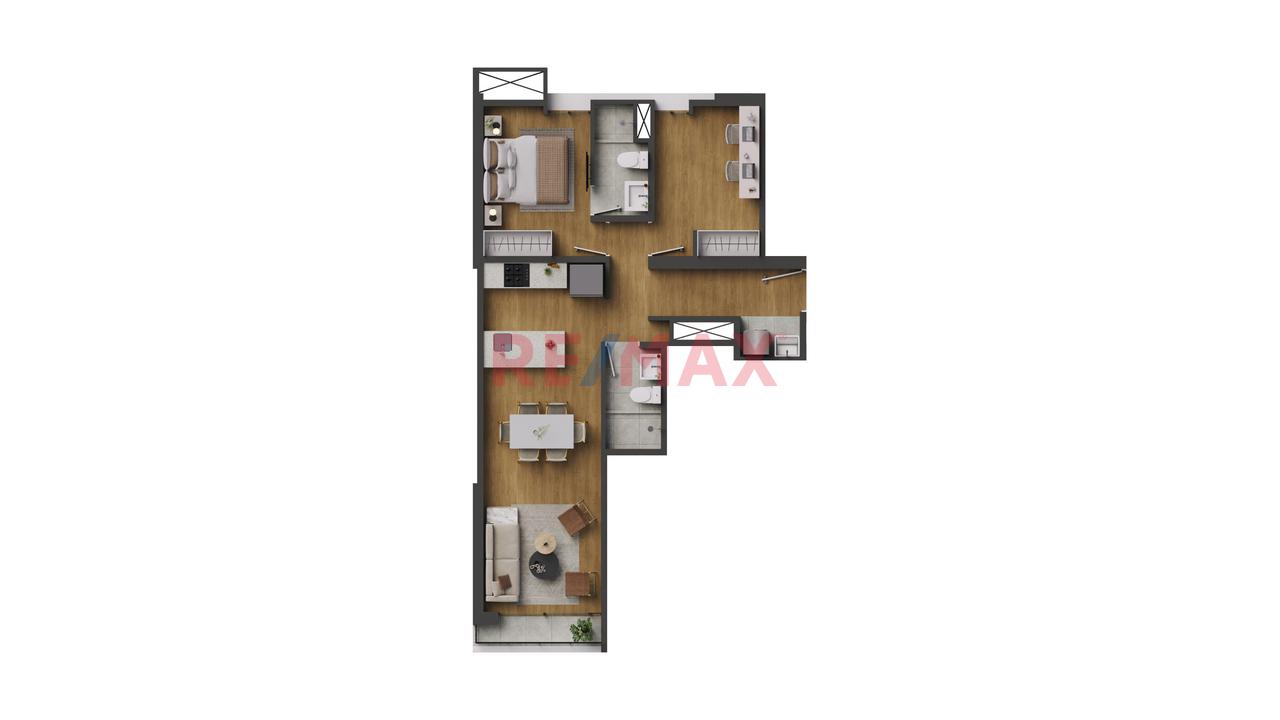 Departamento De 1 Dormitorio + Estudio En Venta En Miraflores | 61.64 M² — foto 12