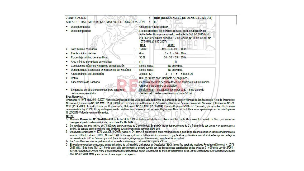 Vendo Terreno Urbano Para Proyecto - Surco - 14