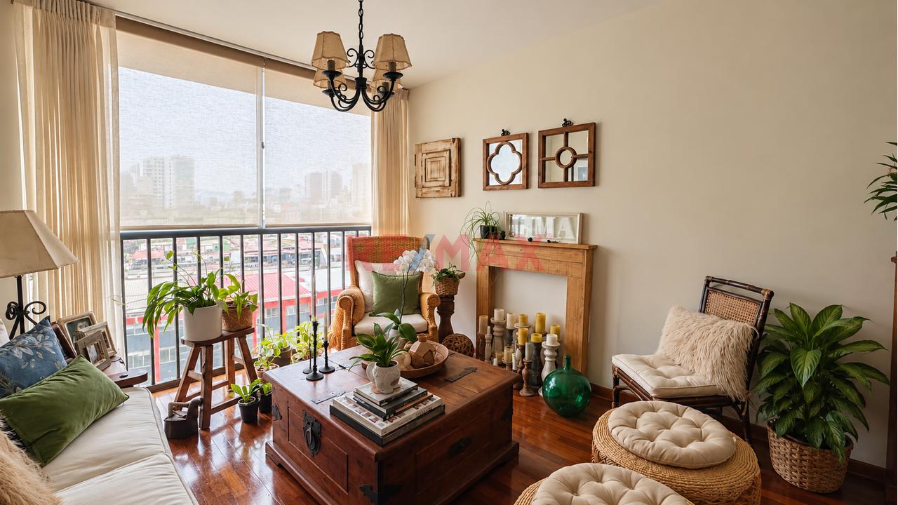 Departamento En Venta En Pueblo Libre – Iluminado, Equipado Y Con Vista A Parque Interior — foto 3