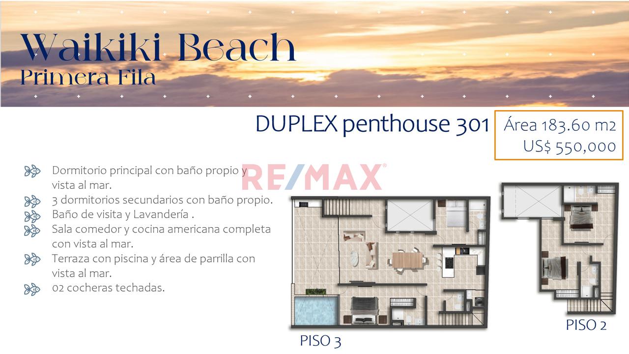 Flat 147 M² Con Vista Al Mar + Piscina Y Parrilla – Playa Caballeros — foto 3