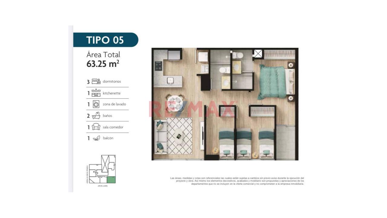 Vendo Dpto En Magdalena | Entrega Dic 2026| 63.25 M2 — foto 2