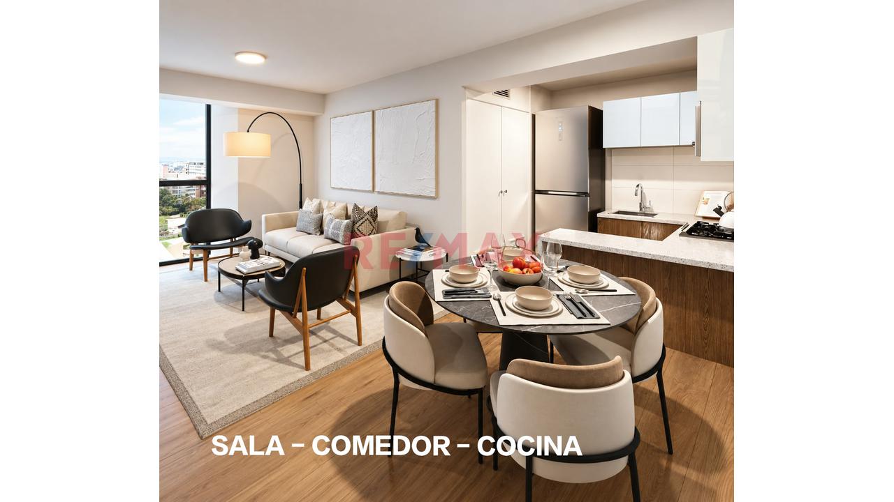 Venta Departamento De Estreno En Magdalena | 1 Dormitorio | S/. 361,548 - 2