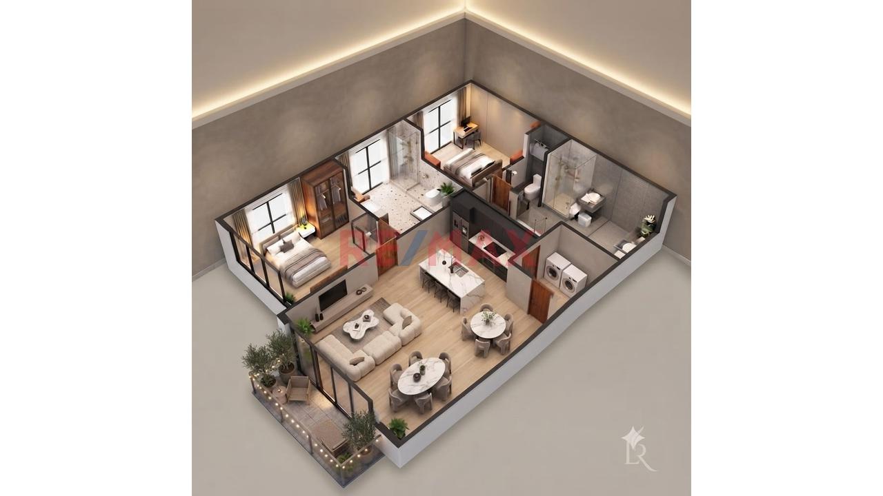 Exclusivo Y Amplio Departamento De Estreno En Segundo Piso De 160 M2 Con Cochera Y Balcón — foto 3