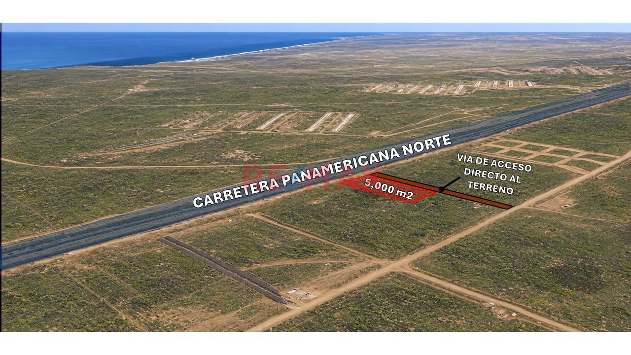 Terreno De 5,000 M² Con Frente A La Panamericana Norte | Km 113 - 1